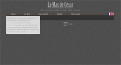 Desktop Screenshot of masdecesar.fr