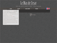 Tablet Screenshot of masdecesar.fr